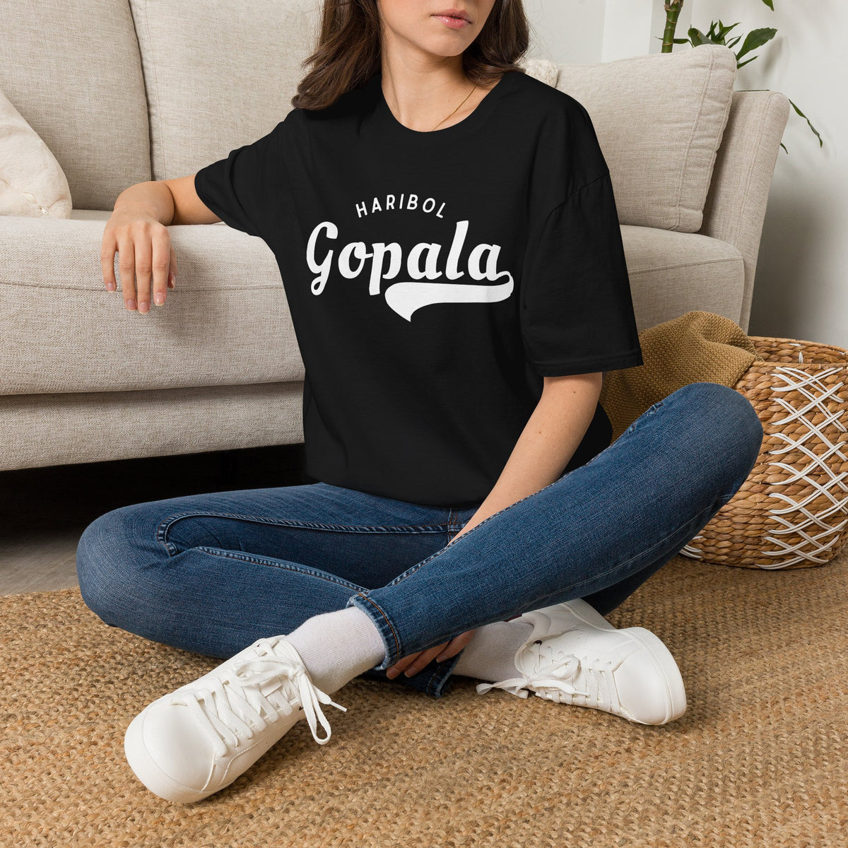 Haribol Gopala 108 Tee Colorful