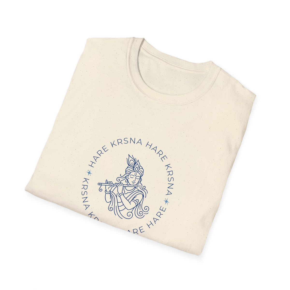 Krishna Flute Illustration Tee