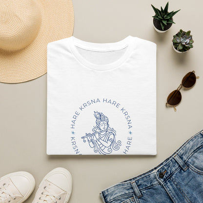 Krishna Flute Illustration Tee