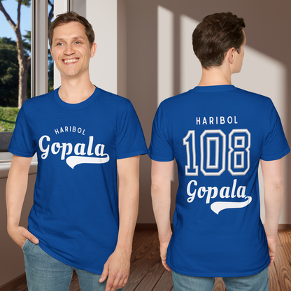 Haribol Gopala 108 Tee Colorful
