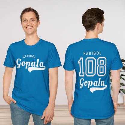 Haribol Gopala 108 Tee Colorful