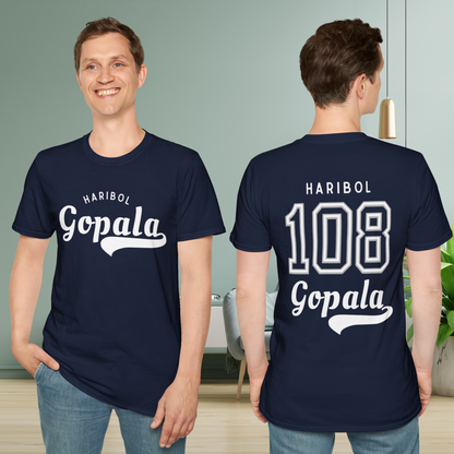 Haribol Gopala 108 Tee Colorful