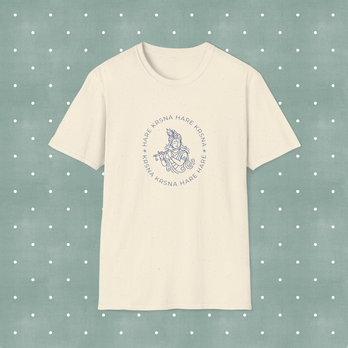 Krishna Flute Illustration Tee