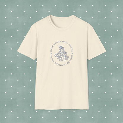 Krishna Flute Illustration Tee