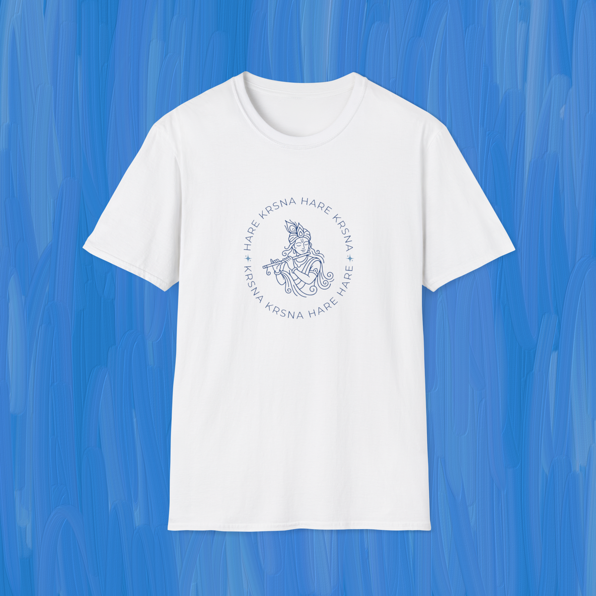 Krishna Flute Illustration Tee