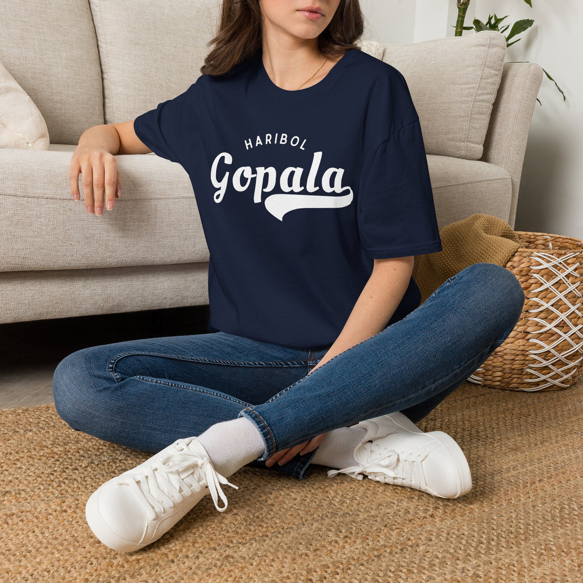 Haribol Gopala 108 Tee Colorful
