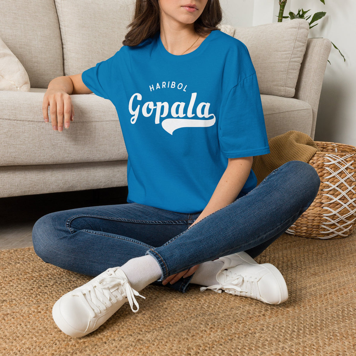 Haribol Gopala 108 Tee Colorful