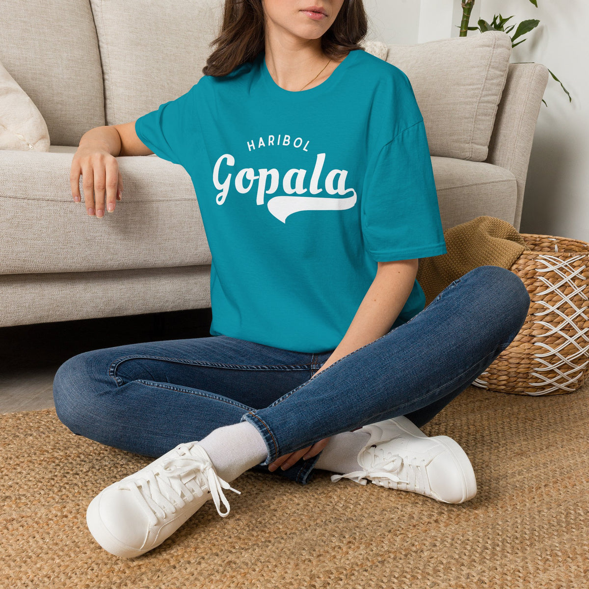 Haribol Gopala 108 Tee Colorful