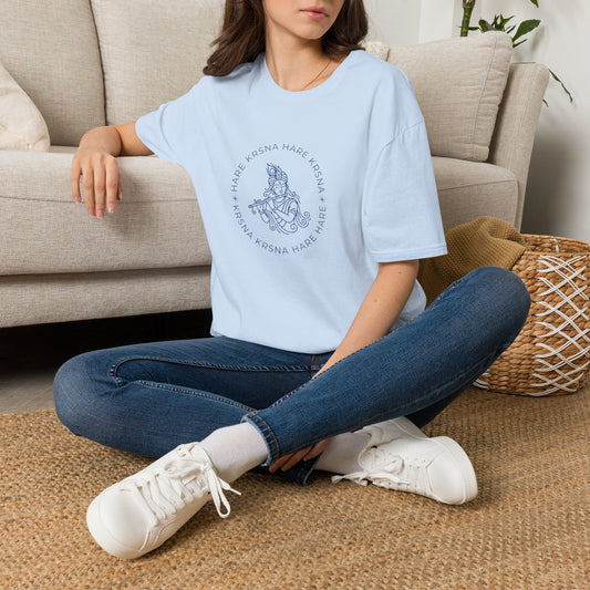 Krishna Flute Illustration Tee