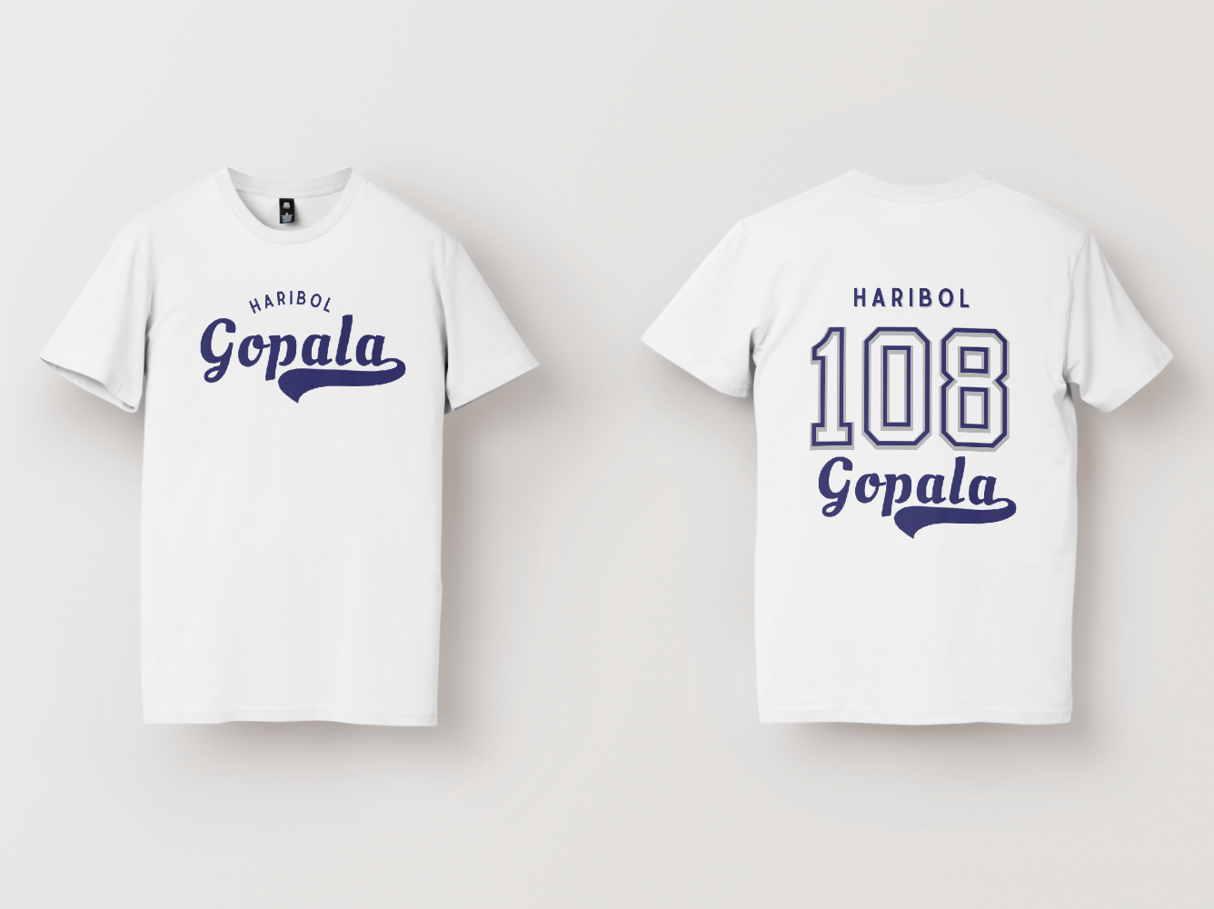 Haribol Gopala 108 Tee