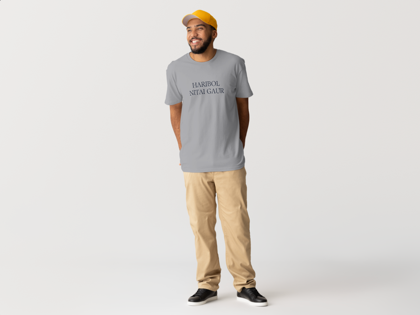 Haribol Nitai Gaur Mono Tee