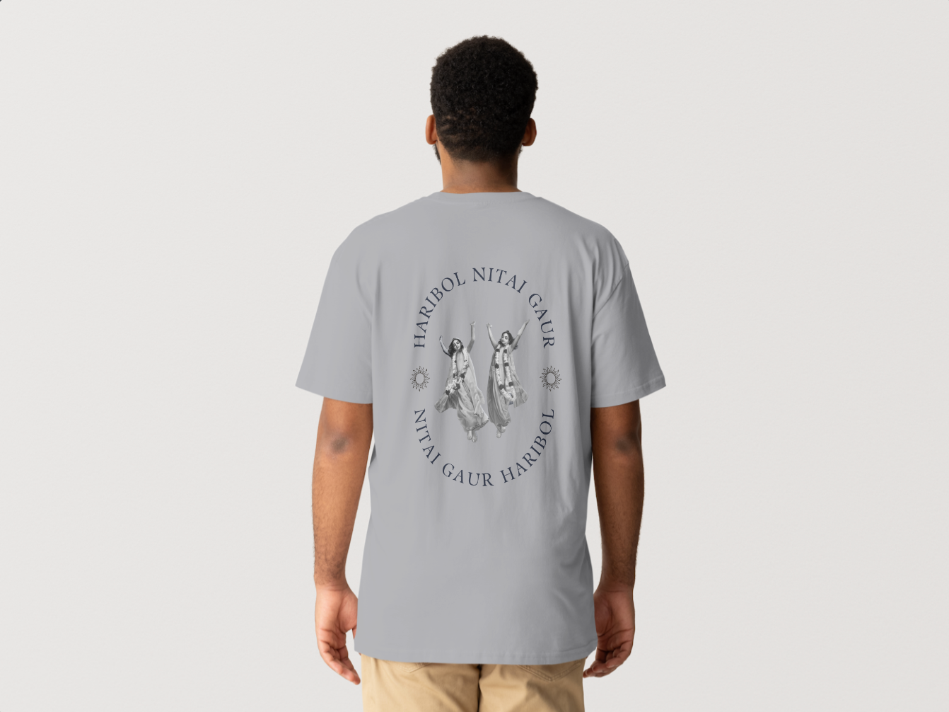 Haribol Nitai Gaur Mono Tee