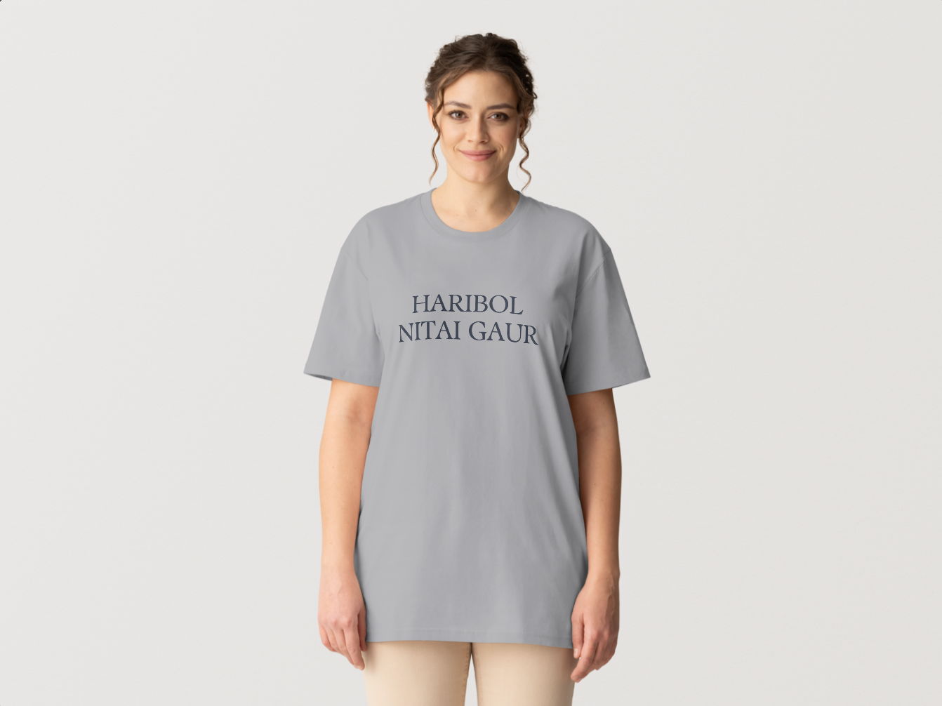 Haribol Nitai Gaur Mono Tee