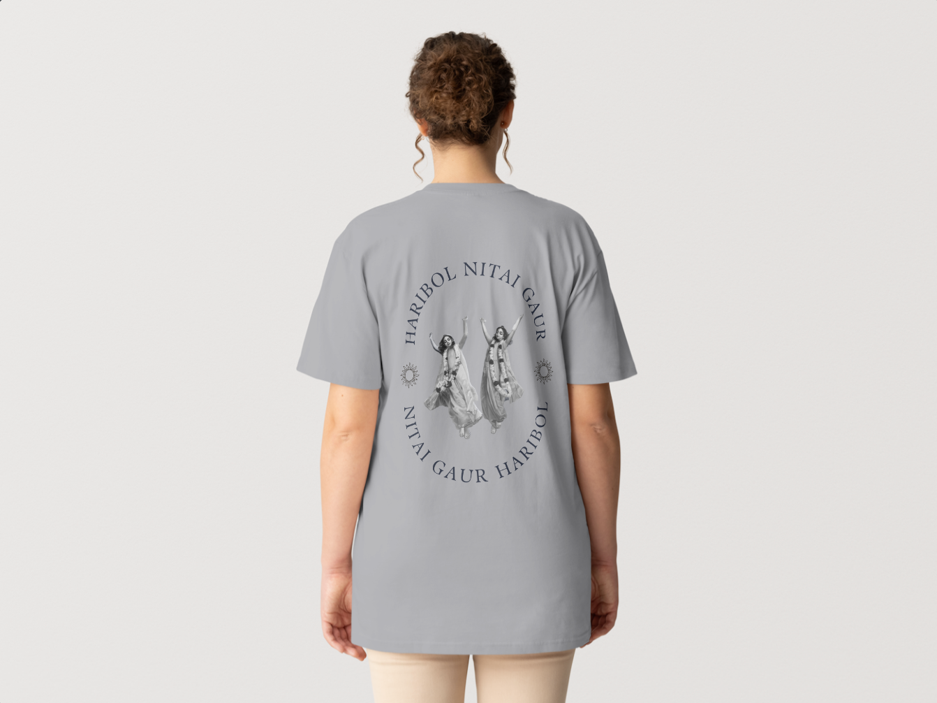 Haribol Nitai Gaur Mono Tee