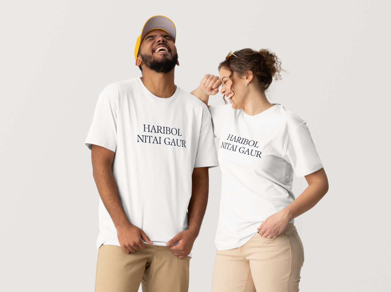 Haribol Nitai Gaur Mono Tee