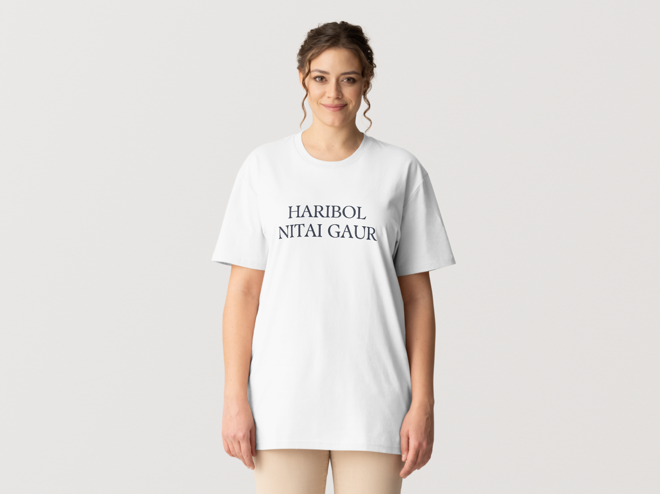 Haribol Nitai Gaur Mono Tee