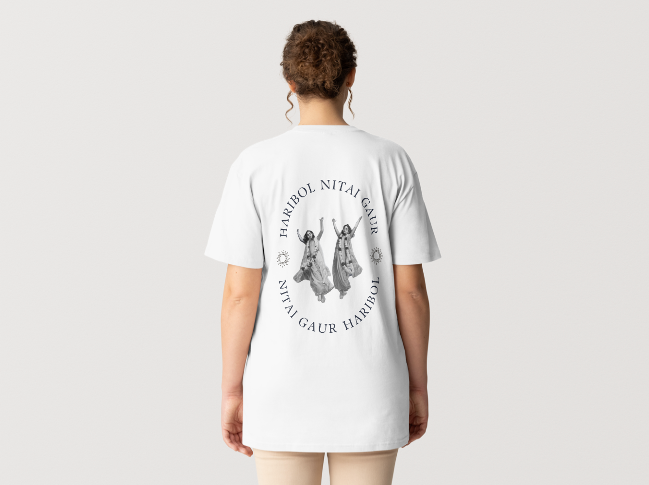 Haribol Nitai Gaur Mono Tee