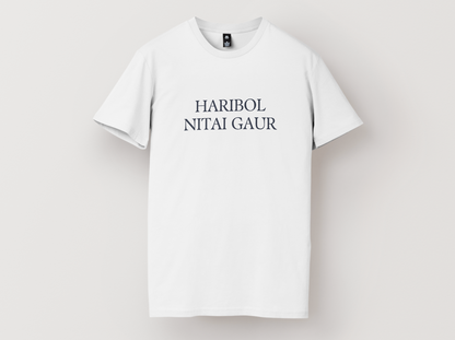 Haribol Nitai Gaur Mono Tee