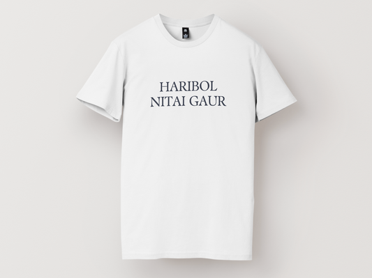 Haribol Nitai Gaur Mono Tee