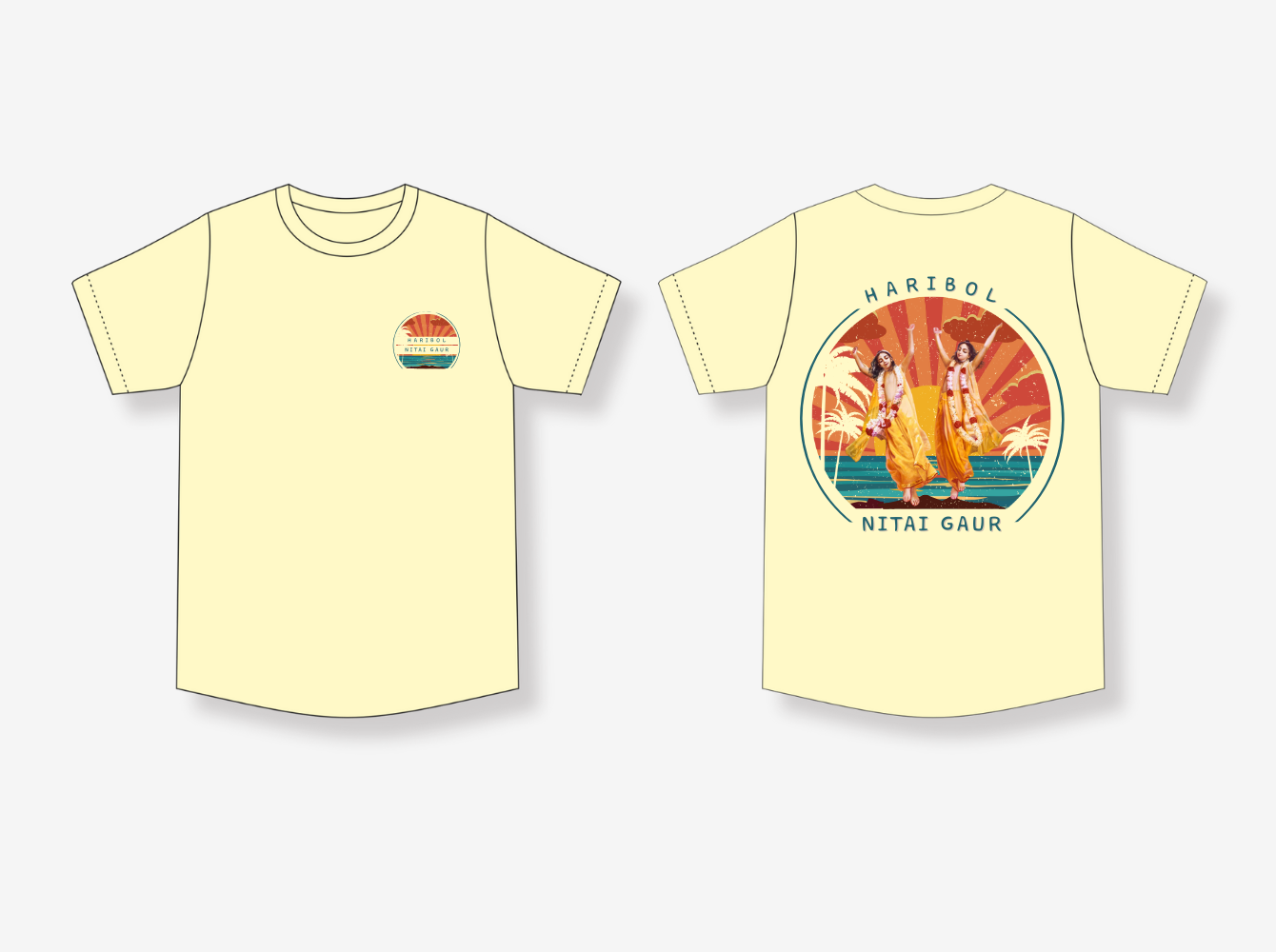 Haribol Nitai Gaur Kids Tee – Sankirtan Sunset